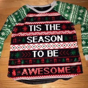 Long sleeve silky ugly sweater Christmas